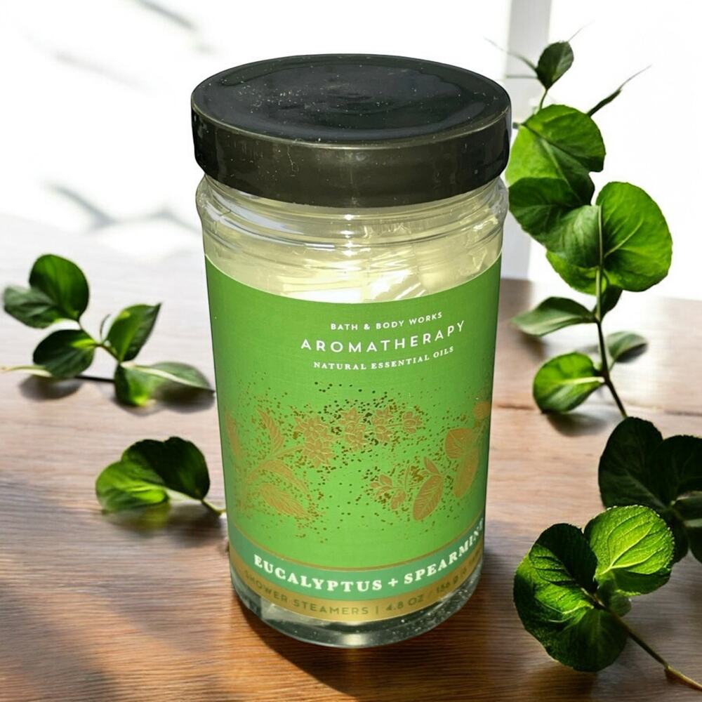 Bath & Body Works Eucalyptus Spearmint Shower Steamers Aromatherapy 6 Tabs NEW